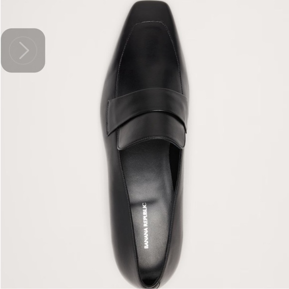 Banana Republic Black Italian Leather Everyday Loafer Women’s Size 7 - Picture 3 of 14